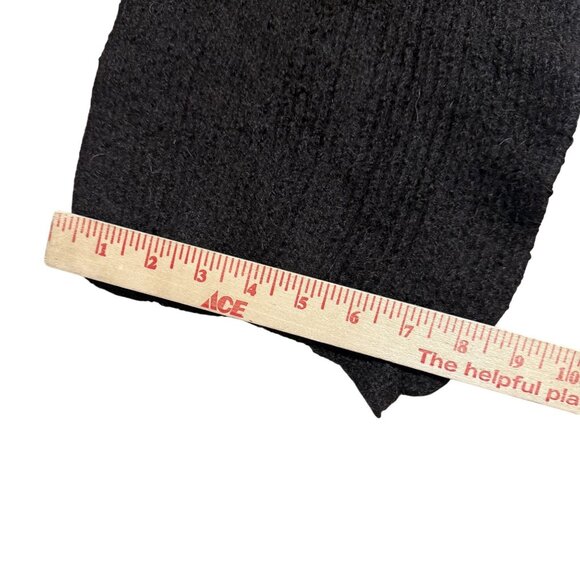 Amicale Women's Alpaca Scarf Shawl Brown Soft Ribbed Knit Travel - Picture 7 of 8